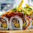 Foto de Lomo saltado maki