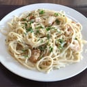 Foto de Pasta Alfredo Con Langostinos