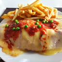 Foto de Milanesa Napolitana Con Guarnicion a Eleccion