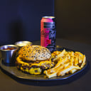 Foto de SMASH CHEESE DOBLE + FRITAS