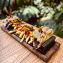 Foto de Surf & Turf Tacos with Fries