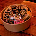 Foto de Waffle con helado