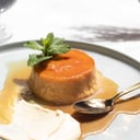 Foto de FLAN DE CARAMELO Y NARANJA
