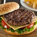 Foto de HAMBURGUESA TRADICIONAL DE CARNE