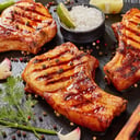 Foto de CHULETA DE CERDO EN SALSA BBQ