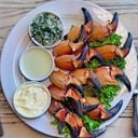 Foto de Pinzas de jaiba con salsa verde