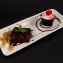 Foto de Brownie artesanal con helado