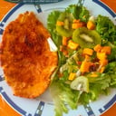 Foto de Pechuga asada con ensalada de kiwi