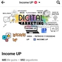 Foto de Facebook : Income UP
