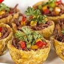 Foto de Tostón relleno con jamón y queso