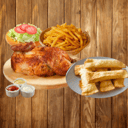 Foto de 1/2 pollo + tequeños