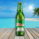 Foto de pilsen de botella de 630ml