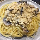 Foto de Spaguetti Pollo con Champiñones