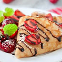 Foto de Crepe Dulce de Leche y Frutilla