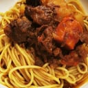 Foto de Fideos Espaguetis C/Estofado