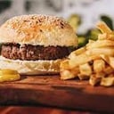 Foto de Hamburguesa Con Fritas
