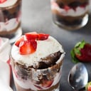 Foto de  brownie y nutella 