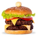 Foto de HAMBURGUESA doble carne