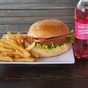 Foto de COMBO HAMBURGUESA POLLO APANADO