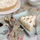 Foto de Porción de pie de limón + café
