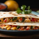 Foto de Quesadilla, camarón, queso, Acompañada de salsa mixta (Proximamente)