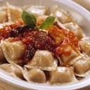 Foto de Ravioles con Salsa Bolognesa