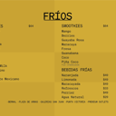 Foto de MENÚ BEBIDAS FRÍAS