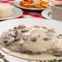 Foto de Filete de Pollo en Salsa de Champiñones 