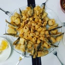 Foto de Bandeja Variada (Borquerones, bacalao, merluza y calamares)