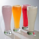 Foto de jugo en leche
