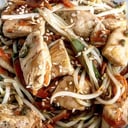 Foto de pollo con frijotitos con chaufa 