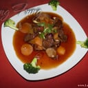 Foto de carne con tamarindo con chaufa 
