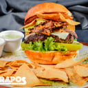 Foto de hamburguesa mexicana 