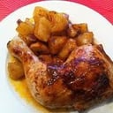 Foto de Pollo al horno con guarnición