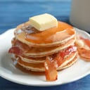 Foto de Hot cakes con tocino