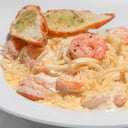 Foto de Pasta con camaron-Pasta with shrimp