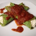 Foto de Ricota y Parmesano, masa Espinaca