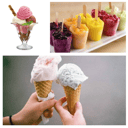 Foto de Helados (mandarina, chocolate, leche merengada, mojito, vainilla, fresa)