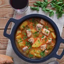 Foto de MARMITAKO CON SALSA DE CHONTADURO