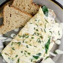 Foto de Huevos con espinaca.
