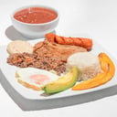 Foto de Bandeja paisa-paisa (typical) paisa plate