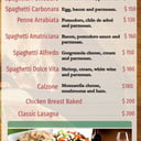 Foto de Pastas, calzone, pechuga de pollo y lasagna