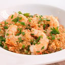 Foto de Quinotto con langostinos y champiñones