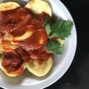 Foto de Sorrentinos de jamón y queso.