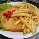 Foto de Milanesa De Pollo c/guarnicion