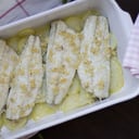 Foto de FILET DE MERLUZA CON PAPAS A LA CREMA