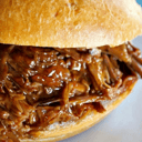 Foto de Bagel de cerdo/BBQ