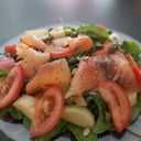 Foto de Salad salmon gravlax