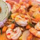 Foto de CHURRASCO DE CAMARONES / SHRIMP CHURRASCO