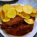 Foto de PASTRON AL HORNO   c guarnicion